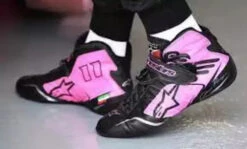 2017 Sergio Perez Race Alpinestars F1 Boots -Dash Racegear Sales 2017SergioPerezRaceAlpinestarsF1Boots 6
