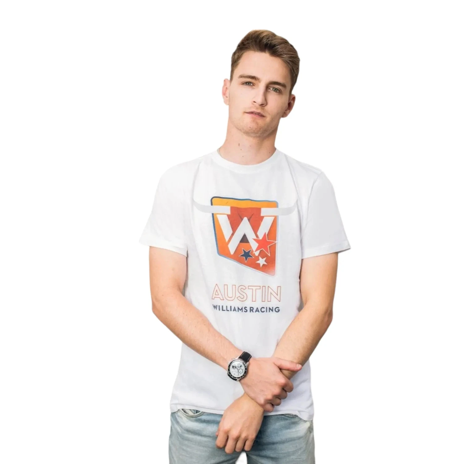 2023 Adult Austin Race T-Shirt White 1 2023 Adult Austin Race T-Shirt White