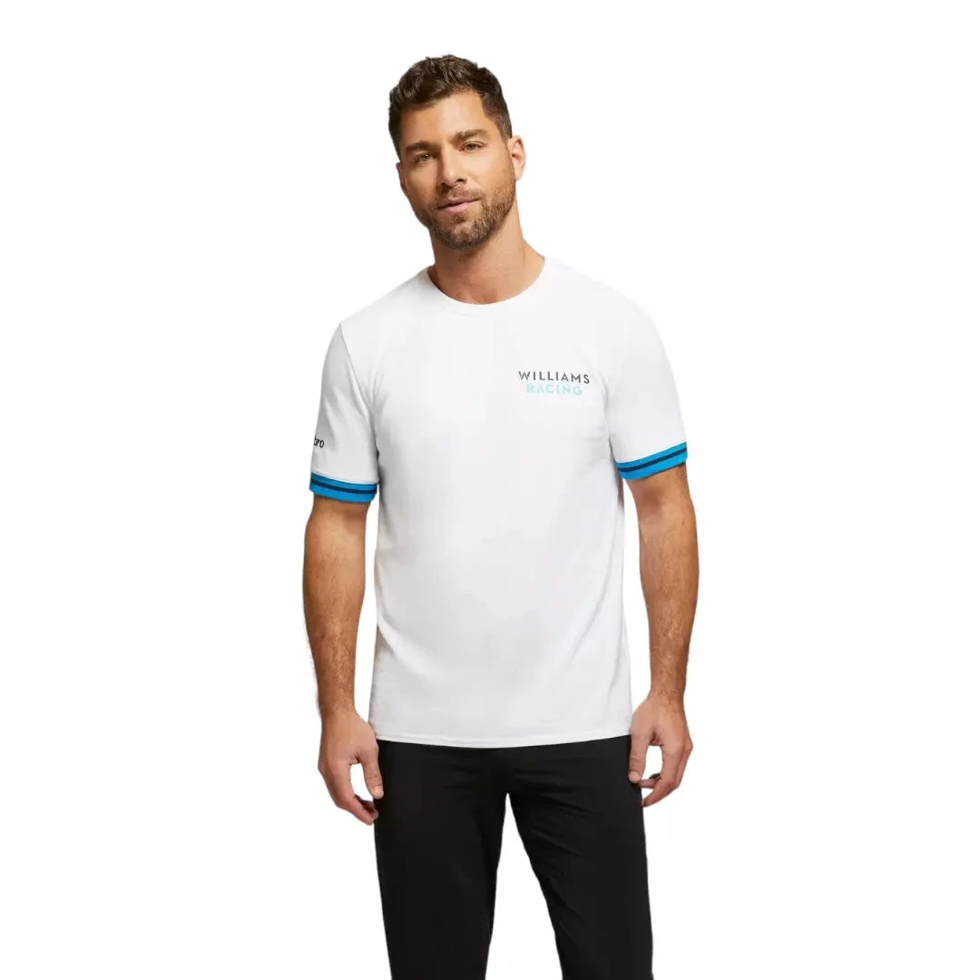 2023 Men's Off Track Presentation Tee White Williams Racing 2 2023 Men's Off Track Presentation Tee White Williams Racing - Image 2