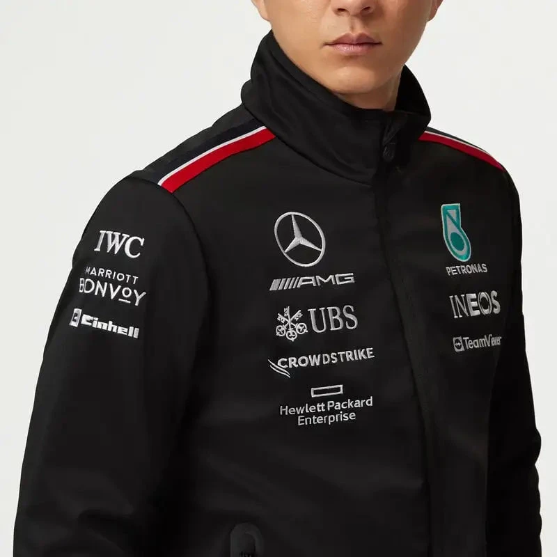 Mercedes-AMG F1 2023 Team Softshell Jacket 6 Mercedes-AMG F1 2023 Team Softshell Jacket - Image 6