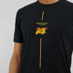 AMF1 Fernando Alonso Limited Edition T-Shirt - Black -Dash Racegear Sales AMR0042 AMF1 Fernando Alonso Spanish GP T Shirt Black.f 1024x1024 f5bde918 ac10 428c 860e c18ca0ec798e