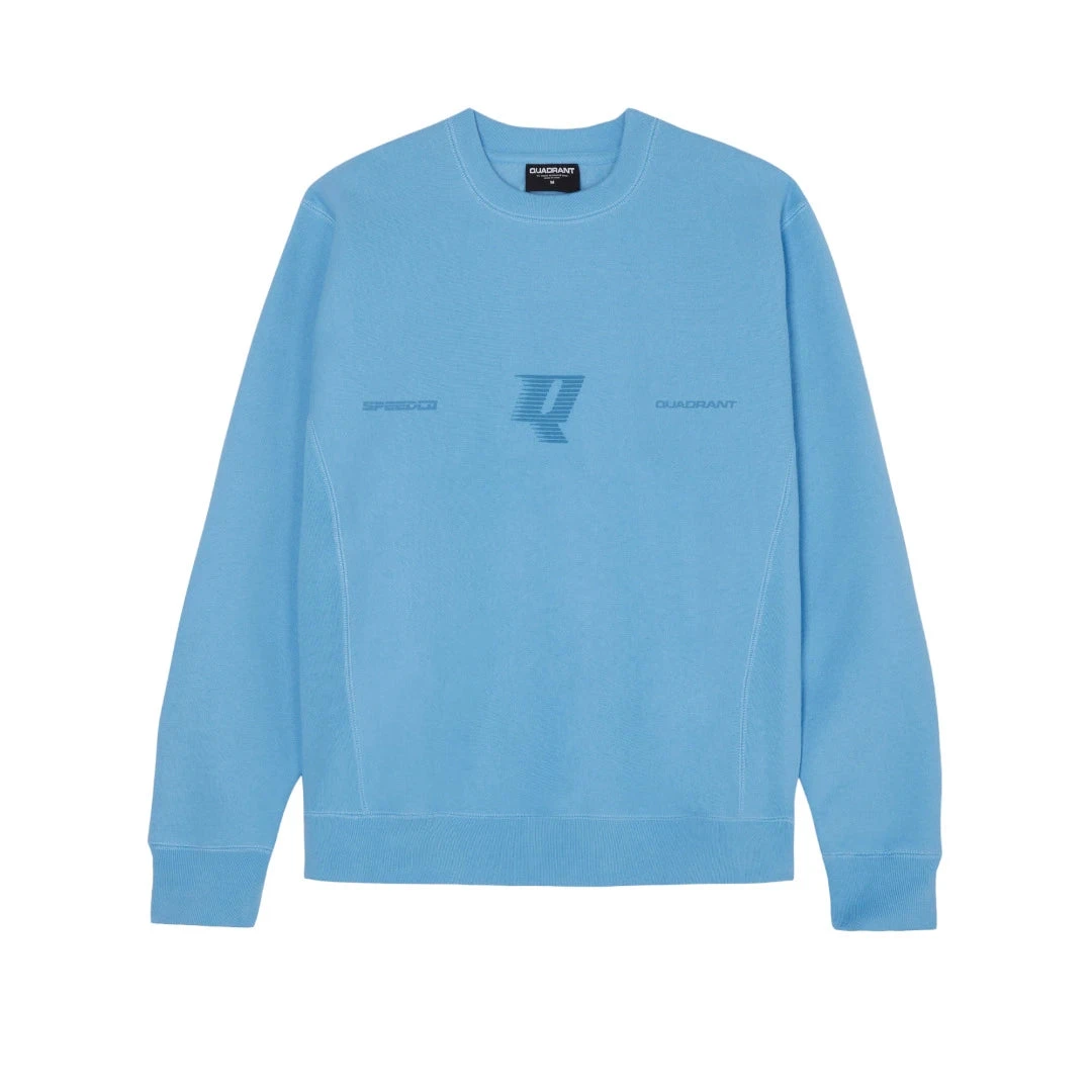 AQUATIC BLUE SPEEDCO CREW NECK 1 AQUATIC BLUE SPEEDCO CREW NECK