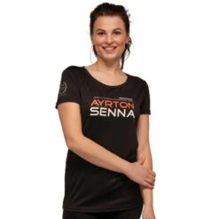 Ayrton Senna Ladies T-Shirt McLaren World Champion 1988