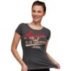 Ayrton Senna Ladies T-Shirt Vintage Grey