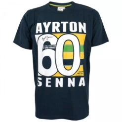 Ayrton Senna T-Shirt Brasil 60 -Dash Racegear Sales AyrtonSennaT ShirtBrasil60