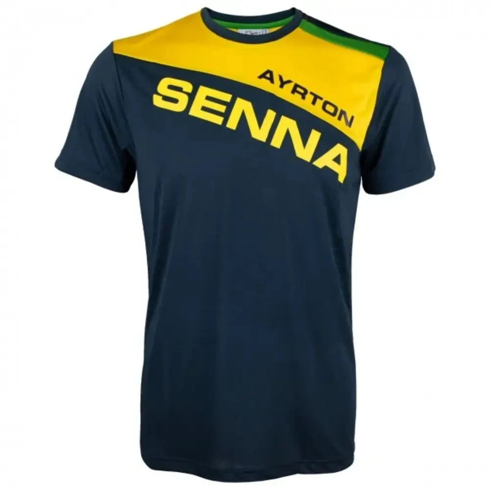 Ayrton Senna T-Shirt Racing II 2 Ayrton Senna T-Shirt Racing II - Image 2