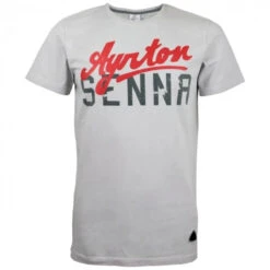 Ayrton Senna T-Shirt Grey