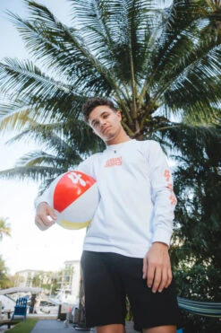 BEACHBALL LONG SLEEVE TEE 5 BEACHBALL LONG SLEEVE TEE -Dash Racegear Sales BEACHBALLLONGSLEEVETEE