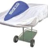 DASH Sparco Kart Cover Silver/Blue