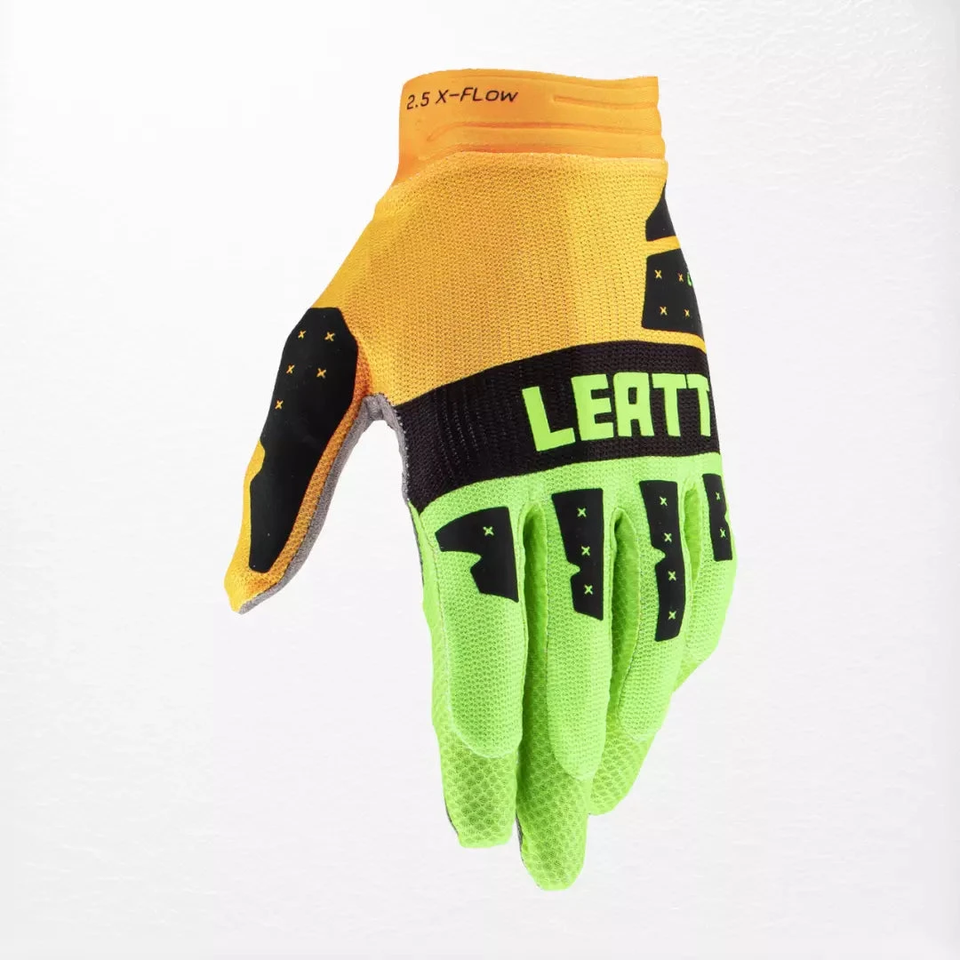 Leatt Moto 2.5 X-Flow MX Gloves Citrus 1 Leatt Moto 2.5 X-Flow MX Gloves Citrus