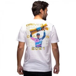 Maximilian Götz T-Shirt DTM Champion 2021 White -Dash Racegear Sales MaximilianGotzT ShirtDTMChampion2021whit