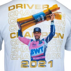 Maximilian Götz T-Shirt DTM Champion 2021 White -Dash Racegear Sales MaximilianGotzT ShirtDTMChampion2021whit 2