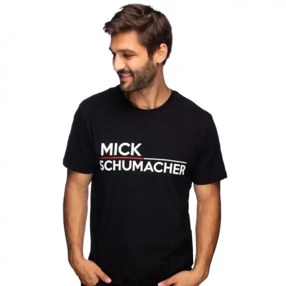 Mick Schumacher T-Shirt Black 1 Mick Schumacher T-Shirt Black