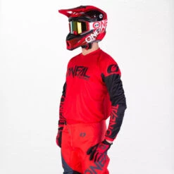 O'Neal Element MX Jersey Red-Black -Dash Racegear Sales O NealElementMXJerseyRed Black 5