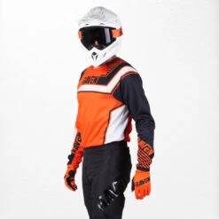 Raven Rival MX Jersey Orange-Black -Dash Racegear Sales RavenRivalMXJerseyOrange Black