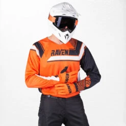 Raven Rival MX Jersey Orange-Black