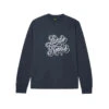 SCRIPT PETROL BLUE LONG SLEEVE TEE
