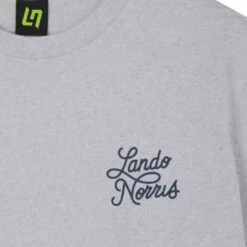 SCRIPT WHITE HEATHER SHORT SLEEVE TEE -Dash Racegear Sales SCRIPTWHITEHEATHERSHORTSLEEVETEE 4