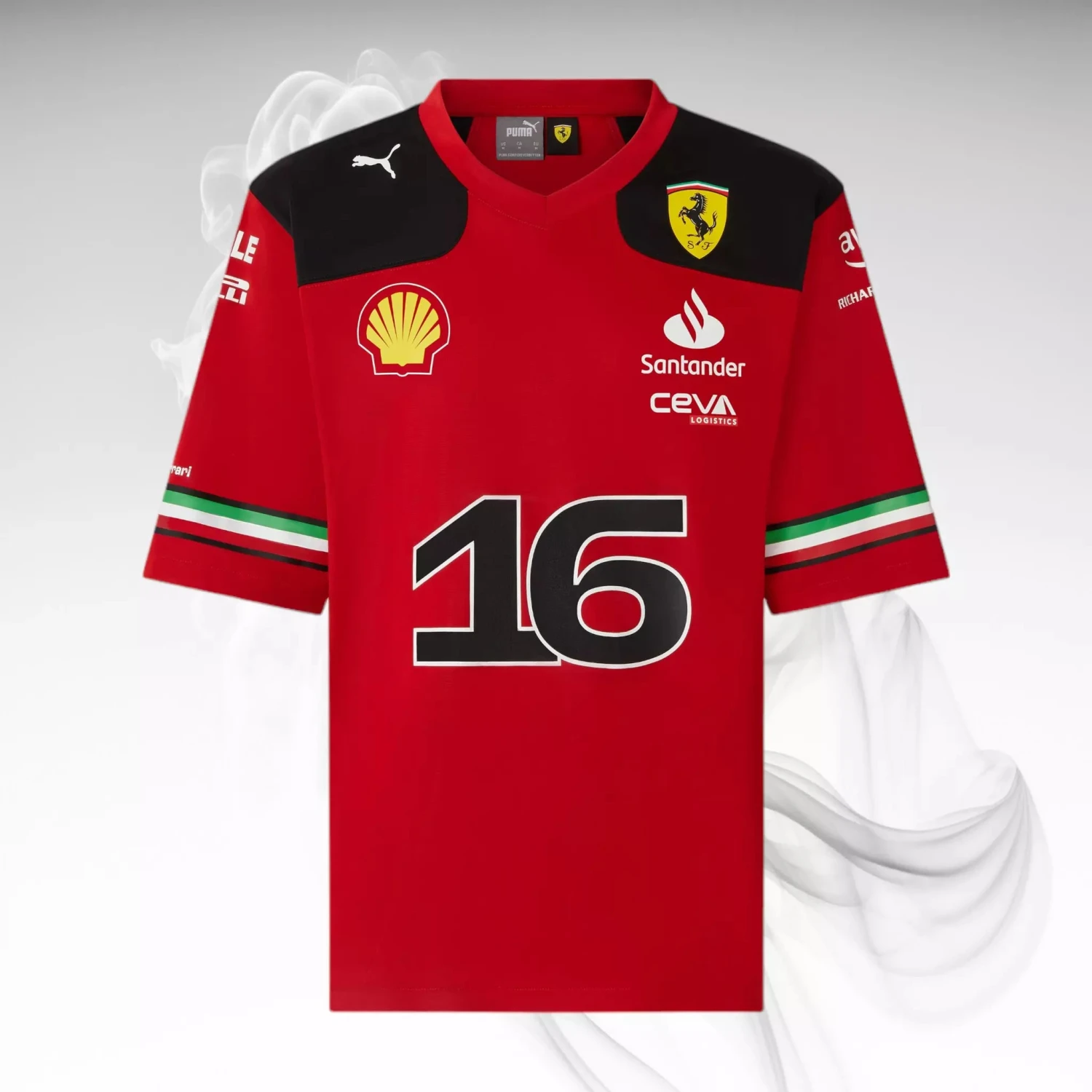 Scuderia Ferrari Replica Charles Leclerc American Football Jersey - Austin Special Edition 1 Scuderia Ferrari Replica Charles Leclerc American Football Jersey - Austin Special Edition