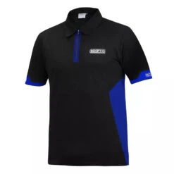 Sparco Polo Zip New Desinged T-shirt -Dash Racegear Sales SparcoPoloZip