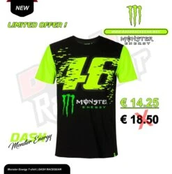 Dash Racegear Sales 16 VALENTINO ROSSI VR46MONSTER ENERGY T-SHIRT
