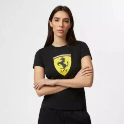 Scuderia Ferrari F1 Women's Shield T-shirt -Dash Racegear Sales Women sShieldT shirt 6