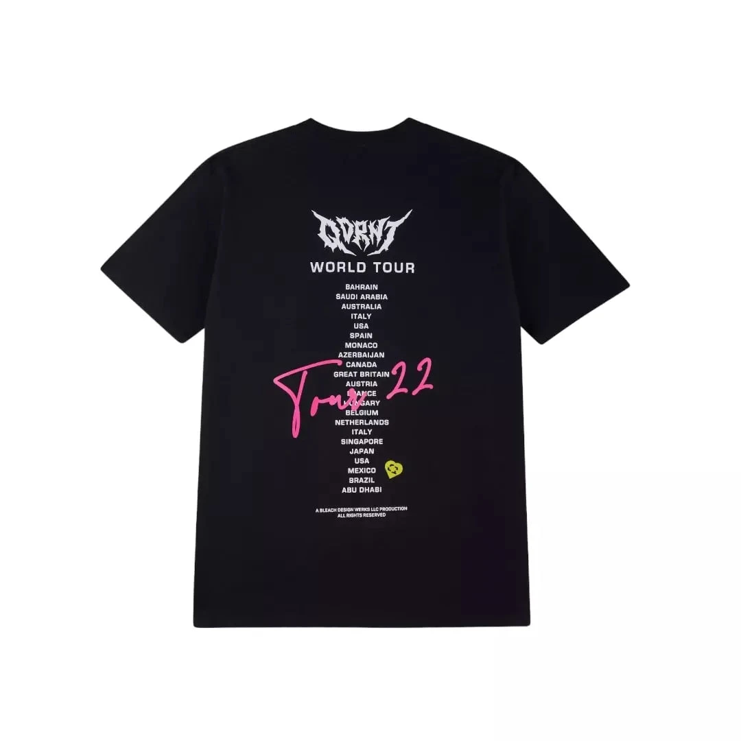 WORLD TOUR BLACK TEE 2 WORLD TOUR BLACK TEE - Image 2